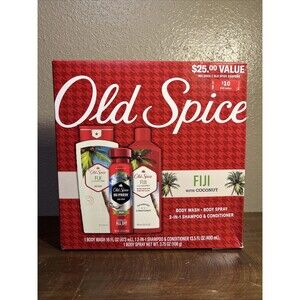 Old Spice Fiji Coconut Holiday Gift Set Pack - 3ct